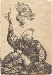 聖クリストファー 作： Barthel Beham