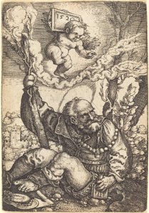 聖クリストファー 作： Barthel Beham
