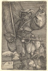 左利きの標準ベアラー、16世紀初頭。 作： Barthel Beham