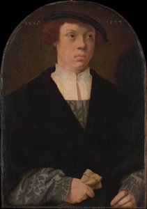 男の肖像、1533年。 作： Bartholomaeus Bruyn the Elder