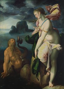 グラウコスとスキュラ 作： Bartholomaeus Spranger