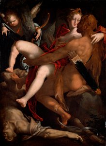 ヘラクレス、デジャネイロ、ケンタウロス・ネサス（絵画 作： Bartholomaeus Spranger