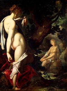 Hermafrodito e Salamace, de Bartholomaeus Spranger (1546-1611)