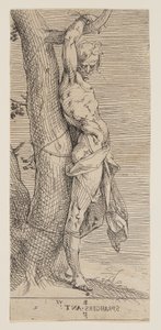 聖セバスチャン 作： Bartholomaeus Spranger