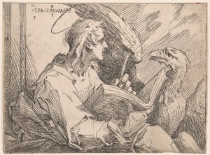 福音書記者聖ヨハネ 作： Bartholomaeus Spranger