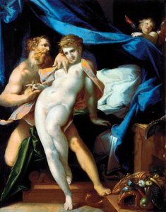 ビーナスとマイア 作： Bartholomaeus Spranger