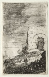 カラカラ浴場 作： Bartholomeus Breenberg