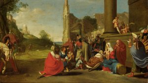 魔術師の崇拝 作： Bartholomeus Breenbergh (circle of)