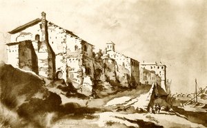 ローマのリパグランデ 作： Bartholomeus Breenbergh