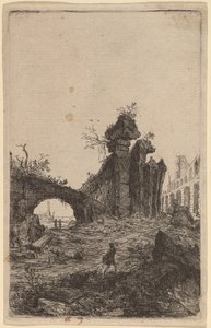 コロッセオの遺跡 作： Bartholomeus Breenbergh