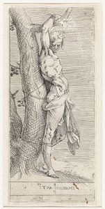 聖セバスチャンの殉教 作： Bartholomeus Spranger