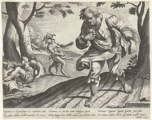 麦の間の雑草のたとえ 作： Bartholomeus Willemsz. Dolendo (attributed to)