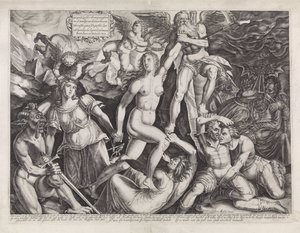 時は正義の力で真実を明らかにする 作： Bartholomeus Willemsz. Dolendo