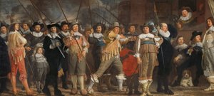 ロエロフ・ビッカー大尉の指揮下にある第8地区の民兵中隊 Roelof Bicker大尉とJan Michielsz Blaeuw中尉の指揮下にあるアムステルダム第8地区の将校とその他の市民警備員