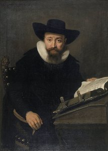 見知らぬ男の肖像、おそらくプロテスタントの牧師 作： Bartholomeus van der Helst