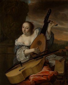 ミュージシャン、1662年。 作： Bartholomeus van der Helst