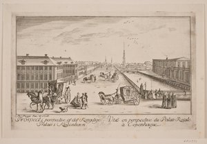 Frederiksholm チャンネル、テレビ 王子の邸宅 作： Bartholomæus Roque