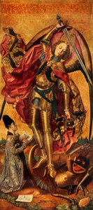 聖ミカエルは悪魔を乗り越え、1468年、1946年。