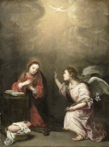 受胎告知 作： Bartolomé Esteban Murillo (follower of)