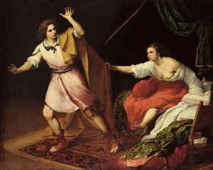 ヨセフとポティファルの妻 作： Bartolomé Esteban Murillo