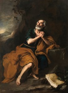 ピーター、使徒、1665-1670。 作： Bartolomé Esteban Murillo