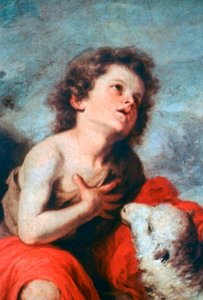 子供の頃の洗礼者聖ヨハネ、c1665 作： Bartolomé Esteban Murillo