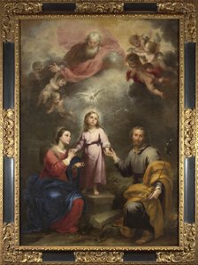 天と地の三位一体ペドロソムリーリョc。 1680