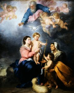 聖家族(セビリアの聖母) 作： Bartolomé Esteban Murillo