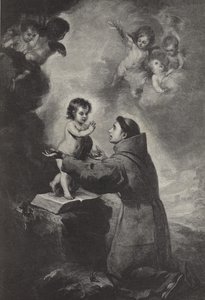 パドヴァの聖アントニウスのビジョン 作： Bartolomé Esteban Murillo