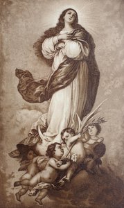 聖母マリアの無原罪懐胎 バルトロメ・エステバン・ムリーリョ 作： Bartolome Esteban (after) Murillo