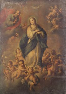 仮定（キャンバスに油彩） 作： Bartolome Esteban (follower of) Murillo