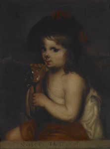 シャボン玉を吹く少年（キャンバスに油彩） 作： Bartolomé Esteban Murillo