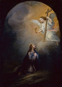 オリーブの園のキリスト（キャンバスに油彩） 作： Bartolomé Esteban Murillo