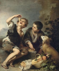 パイを食べる人々 作： バルトロメエステバンムリーリョ
