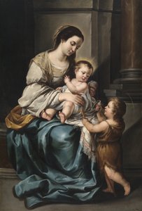 ラ・セラーナあるいは幼子聖ヨハネと聖母子（油彩・カンヴァス） 作： Bartolomé Esteban Murillo