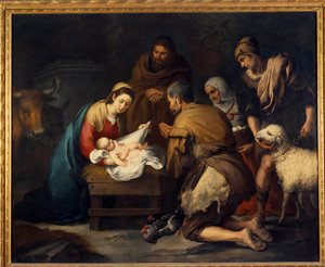 羊飼いたちの礼拝》1650年頃 油彩・カンヴァス 作： Bartolomé Esteban Murillo