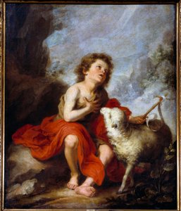 洗礼者聖ヨハネの子供の表現 バルトロメ・ムリーリョ（1618-1682）の絵画 17世紀 日1,21x0,99 m マドリード、プラド美術館