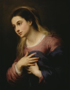 「受胎告知の聖母」 作： Bartolomé Esteban Murillo