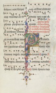 Missale：Fol。 183：葉の装飾、1469年。 作： Bartolomeo Caporali