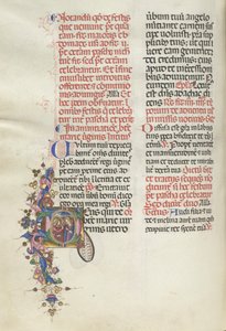 Missale：Fol。 275v：受胎告知、1469年。 作： Bartolomeo Caporali
