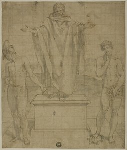 信仰と沈黙の寓意のための研究 作： Bartolomeo Cesi