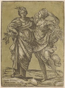 平和と豊かさの同盟 作： Bartolomeo Coriolano after Guido Reni
