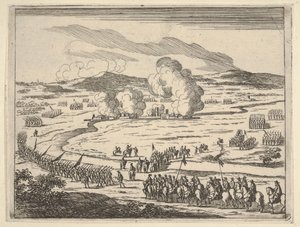 アレクサンドリアの包囲が始まります, フランシスのキリスト教徒の王子と英雄のアイデアから., 1659. 作： Bartolomeo Fenice