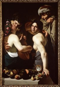 四季の寓話、1610年頃 作： Bartolomeo Manfredi