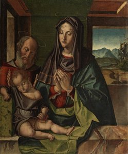 聖家族、1500年頃 作： Bartolomeo Montagna