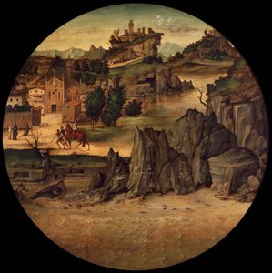 城のある風景 作： バルトロメオ・モンターニャ
