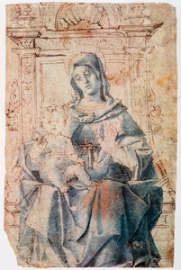 聖母子、c1470-1523 作： Bartolomeo Montagna