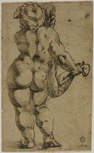 後ろから見た立ちプット 作： Bartolomeo Passarotti