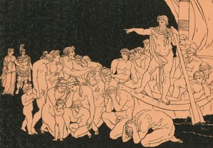 カロンと幽霊 作： Bartolomeo Pinelli