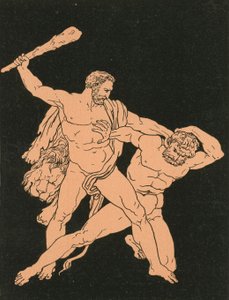 ヘラクレスとカクス 作： Bartolomeo Pinelli